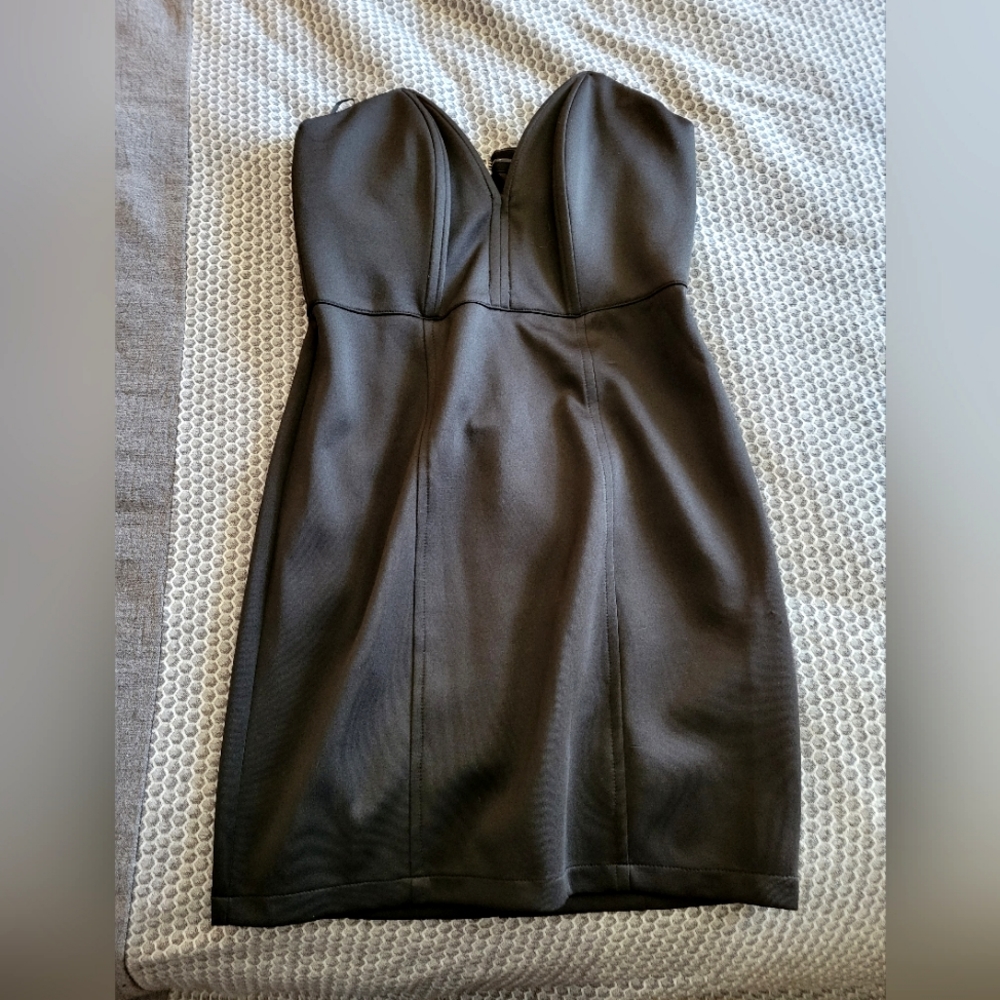 Forever 21 NWT Black strapless mini party dress size large